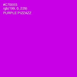 #C700E5 - Purple Pizzazz Color Image