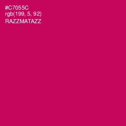 #C7055C - Razzmatazz Color Image