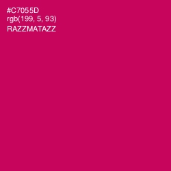 #C7055D - Razzmatazz Color Image