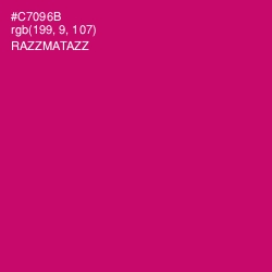 #C7096B - Razzmatazz Color Image