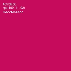 #C70B5C - Razzmatazz Color Image