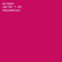 #C70B5F - Razzmatazz Color Image