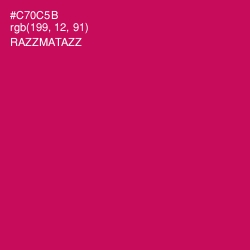 #C70C5B - Razzmatazz Color Image