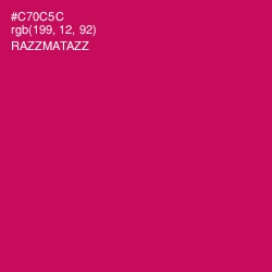 #C70C5C - Razzmatazz Color Image