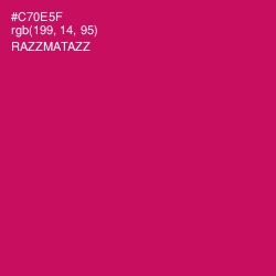 #C70E5F - Razzmatazz Color Image