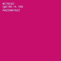 #C70E6D - Razzmatazz Color Image