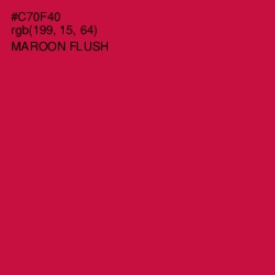 #C70F40 - Maroon Flush Color Image