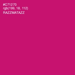 #C71270 - Razzmatazz Color Image