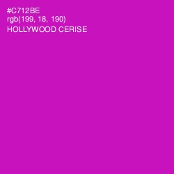 #C712BE - Hollywood Cerise Color Image