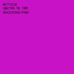 #C712C6 - Shocking Pink Color Image