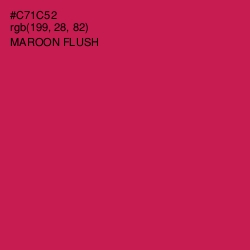 #C71C52 - Maroon Flush Color Image