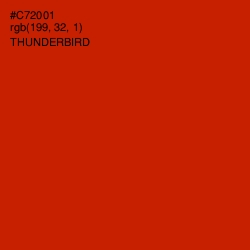 #C72001 - Thunderbird Color Image