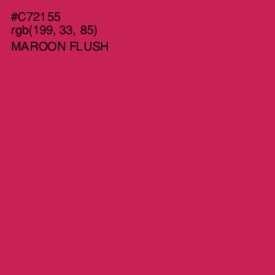 #C72155 - Maroon Flush Color Image