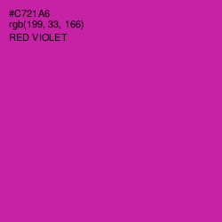 #C721A6 - Red Violet Color Image