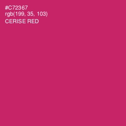 #C72367 - Cerise Red Color Image