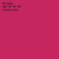 #C72660 - Cerise Red Color Image