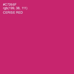 #C7266F - Cerise Red Color Image