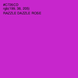 #C726CD - Razzle Dazzle Rose Color Image