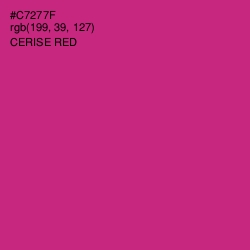 #C7277F - Cerise Red Color Image