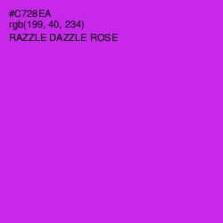 #C728EA - Razzle Dazzle Rose Color Image