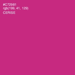 #C72981 - Cerise Color Image