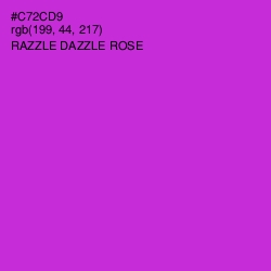 #C72CD9 - Razzle Dazzle Rose Color Image