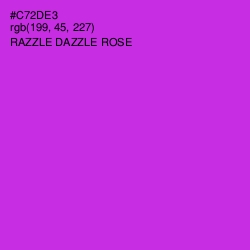 #C72DE3 - Razzle Dazzle Rose Color Image