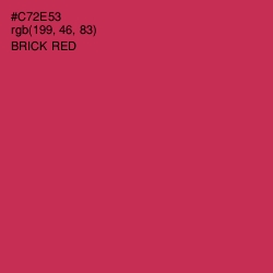 #C72E53 - Brick Red Color Image