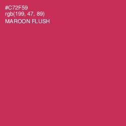 #C72F59 - Maroon Flush Color Image