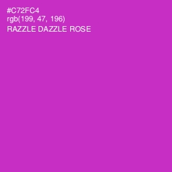 #C72FC4 - Razzle Dazzle Rose Color Image