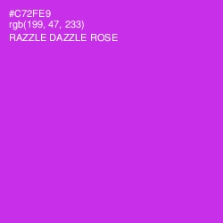 #C72FE9 - Razzle Dazzle Rose Color Image