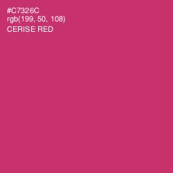 #C7326C - Cerise Red Color Image