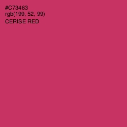 #C73463 - Cerise Red Color Image