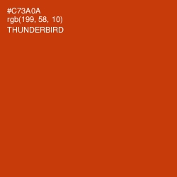 #C73A0A - Thunderbird Color Image