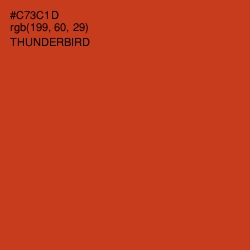 #C73C1D - Thunderbird Color Image