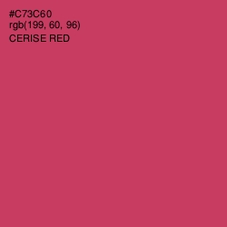 #C73C60 - Cerise Red Color Image