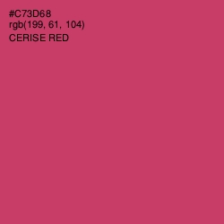 #C73D68 - Cerise Red Color Image