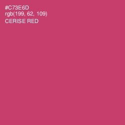 #C73E6D - Cerise Red Color Image