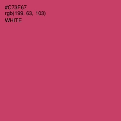 #C73F67 - Cerise Red Color Image