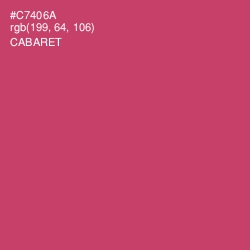 #C7406A - Cabaret Color Image