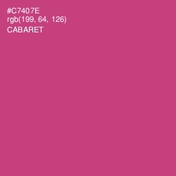 #C7407E - Cabaret Color Image