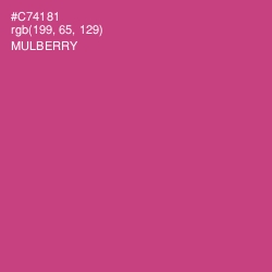 #C74181 - Mulberry Color Image