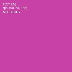 #C741A6 - Mulberry Color Image
