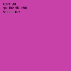 #C741A8 - Mulberry Color Image