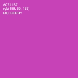 #C741B7 - Mulberry Color Image