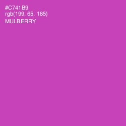 #C741B9 - Mulberry Color Image