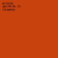 #C7420D - Tia Maria Color Image