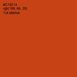 #C74214 - Tia Maria Color Image