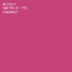 #C74377 - Cabaret Color Image