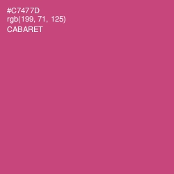 #C7477D - Cabaret Color Image